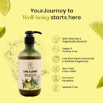 Vedi Lime & Lemon Liquid Castile Soap 280ml | Natural Castile Soap with Coconut, Olive & Hemp Oils | Refreshing Citrus Essential Oils | Vegan | SLS & Paraben Free | Gentle Daily Cleanser | Pack of 1 (280ml) - Image 7