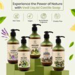 Vedi Lime & Lemon Liquid Castile Soap 280ml | Natural Castile Soap with Coconut, Olive & Hemp Oils | Refreshing Citrus Essential Oils | Vegan | SLS & Paraben Free | Gentle Daily Cleanser | Pack of 1 (280ml) - Image 8
