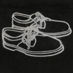 Kuber Industries Shoe Cover for Traveling|Non Woven Drawstring Bag|Shoe Bags for Shoes, Slipper, Heels|Transparent Window|Pack of 6 (Black) - Image 4
