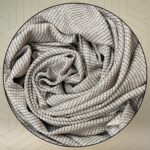 Shimmer Woven Cotton Blend Scarf for Women – Lightweight Hijab & Stole Wrap | 73 x 29 Inches - Image 4