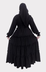 Nida fabric Free Size Muslim Burqa/Abaya & Burkha Dress for Muslim women and Girl's (M02-Burkha) - Image 4