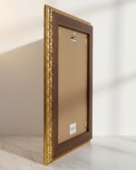 Ayatul Kursi Islamic Calligraphy Wall Decor Frame, Gold Ornate Border, Arabic Calligraphy Art - Image 5