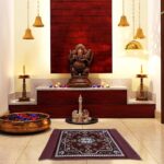 Kuber Industries Pack of 6 Velvet Prayer Rectangular Mat|Square Shape & Soft Velvet Material|Meditation Mat|Multipurpose Velvet Rug Mat|Size 60 X 60 Cm|(Brown) - Image 3