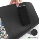 Earwig Anti-Skid Water Absorbent/Soaking Washable Mat for Bathroom/Entrance/Kitchen/Bedside/Door/Living-Room/Prayer Room Floor Mats, Carpets for Kitchen Floor[2 PCS] (EW-05) - Image 4