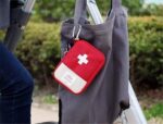 Dayalu First Aid Kit Bag | Portable Medicine Storage Box & Emergency Kit Organizer | Multi-Utility Medicine Pouch with Mesh Pouch & Elastic Loops | Spacious, Travel, Camping, Home Use (Red) - Image 5