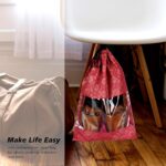 Kuber Industries Shoe Bags | Shoe Bags for Travel | Drawstring Shoe Storage Bags | Storage Organizers Set | Shoe Bag with Transparent Window | Shoe Pouches | Pack of 10 | Multicolor - Image 7