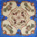 Scarf for Women Square Satin Silk Like Fashion Accessory Scarves Hijab Wraps Headscarf Size 90 x 90 cms - Image 5