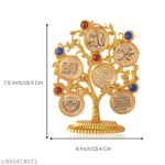 Islamic Tree Shape Showpiece with Allah Muhammad & Quranic Ayat Print – Muslim Home Decor Islamic Wall/Table Decoration, Ramadan Eid Gift Decorative Showpiece - Image 3