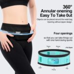 BWOGUE Running Belt, Fitness Belt, Flip Waist Belt, Fits All Phone Sizes, for Gym Workouts, Exercise, Cycling, Walking, Jogging, Marathons, Yoga, Sport, Travel & Outdoor Activities (Thick Belt) - Image 7