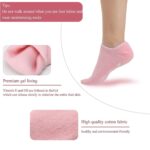 Moisturizing Silicone Spa Gel Socks for Women & Men – Crack Heel Repair Socks with Natural Oil & Vitamin E for Dry Cracked Feet (Multicolor, 1 Pair) - Image 6
