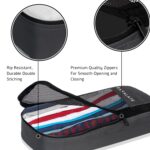TRAVALATE Metal 8 Set Packing Cubes 4 Various Sizes Travel Luggage Packing Clothes and Undergarment Organizer Bags Set for Men and Women, Grey - Image 5