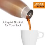 Jaypee Plus Victor ISI Certified Vaccum Insulated Thermosteel 500 ml Water Bottle 24 Hours Hot and Cold Double Walled Anti Skid Rustproof Leakproof Bottle for Office, School, Gym, Trekking,Brown - Image 6