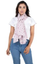 AQVA Printed Cotton Scarf for Women, Lightweight Soft Scarves Stoles for Summer & Winter (Size: 43 X 75 Inches) - Image 4