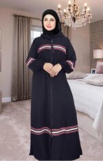 Nida fabric Free Size Muslim Burqa/Abaya & Burkha Dress for Muslim women and Girl's (C01-Burkha) - Image 3