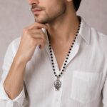 Karungali Malai 8mm Certified with Divine Lord Ayyappa Pendant Silver Plated Original | 54 Beads Authentic Black Ebony Wood Mala with German Silver Cap for Men & Women | Spiritual Protection, Energy Balance & Daily Pooja Wear – 1 Piece - Image 3