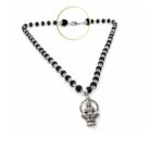 Karungali Malai 8mm Certified with Divine Lord Ayyappa Pendant Silver Plated Original | 54 Beads Authentic Black Ebony Wood Mala with German Silver Cap for Men & Women | Spiritual Protection, Energy Balance & Daily Pooja Wear – 1 Piece - Image 4
