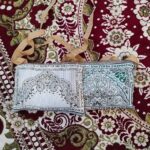 Weinbux Pocket Friendly Prayer Mat/Pouch Packing Velvet Prayer Mat Hi Quality Travel Prayer Mat (Multicolor)(Pack of 1) - Image 5