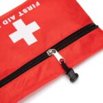 Red First Aid Bag Empty First Aid Backpack Empty Medical Storage Bag for First Aid Kits Pack Emergency Hiking Backpacking Camping Cycling Travel Car (6.3x4.3 5PCS) - Image 5
