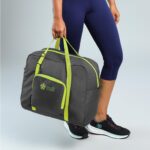 cult Foldable Travel Duffle Bag 30L – Water-Resistant, Lightweight Gym & Travel Bag with Shoulder Strap & Utility Pocket – Compact, Durable Polyester Duffel for Men & Women Olive - Image 3