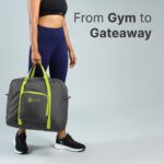 cult Foldable Travel Duffle Bag 30L – Water-Resistant, Lightweight Gym & Travel Bag with Shoulder Strap & Utility Pocket – Compact, Durable Polyester Duffel for Men & Women Olive - Image 4