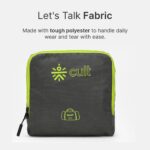 cult Foldable Travel Duffle Bag 30L – Water-Resistant, Lightweight Gym & Travel Bag with Shoulder Strap & Utility Pocket – Compact, Durable Polyester Duffel for Men & Women Olive - Image 6