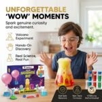 Junior Science Kit for Kids Age 4-14 Years Old, 50+ Science Experiments Including DIY - Under Water Volcano, Exploding Art, Balloon Inflator & More | Birthday Gift | Educational Toy | Stem Learning - Image 4