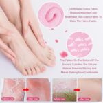 Moisturizing Silicone Spa Gel Socks for Women & Men – Crack Heel Repair Socks with Natural Oil & Vitamin E for Dry Cracked Feet (Pink, 1 Pair) - Image 5