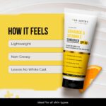 Dr. Sheth's Ceramide & Vitamin C Sunscreen SPF 50+ PA++++ |In-Vivo Tested | For Healthy & Bright Skin | Lightweight & Non Greasy | For UVA/UVB & Blue Light & IR Protection | No white cast | For All Skin Types | For Men & Women | 80 g - Image 6