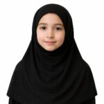 Kids Hijab for Girls Lycra | 38 Inch School Hijab Scarf for Kids | Soft Stretchable Breathable Modest Head Scarf | Namaz Hijab - Image 4