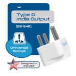 Ceptics USA to India Converter Plug, World (USA, UK, China & More) UK to India Adapter Plug - Type D Adapter - Canada to India Converter Plug - CE - RoHS - White - 3 Pack - Image 5