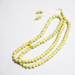 Tasbih Prayer Beads 99 Necklace Allah & Muhammad Engraved Islamic Rosary Muslim Islam Misbaha Tasbeeh Sibha 7mm (Beige) - Image 6