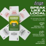 Arabic Lingo Playing Cards | Travel Flashcards | Learn Arabic Vocabulary in A Fun & Easy Way | 52 Essential Translations - Image 8