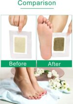 Weight Loss 1 Box Organic Health gold Foot Patch (gold Patch++) Remove Toxins Ginger Foot Detox Pads For Foot And Body Cleansing -15 Pair Packet (30 pcs) - Image 4
