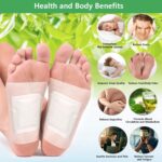 Weight Loss 1 Box Organic Health gold Foot Patch (gold Patch++) Remove Toxins Ginger Foot Detox Pads For Foot And Body Cleansing -15 Pair Packet (30 pcs) - Image 5