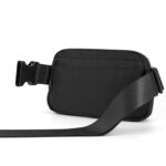 Mini Fanny Pack Belt Bag for Women and Men, Fashionable Waterproof Waist Pack with Adjustable Strap for Traveling, Hiking, Jogging, Cycling, Black, Small, Fashionable - Image 3