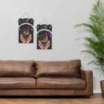Decor Smart Wooden Islamic Allah Muhammad Wall Hanging Home Decor Spiritual Decoration for Living room | Decorative Arabic Calligraphy Dua Art | Premium Religious Interior Accent Panel (DWA_9223) - Image 4