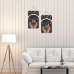 Decor Smart Wooden Islamic Allah Muhammad Wall Hanging Home Decor Spiritual Decoration for Living room | Decorative Arabic Calligraphy Dua Art | Premium Religious Interior Accent Panel (DWA_9223) - Image 5