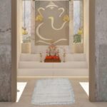 JWH Box Enterprises Soft Woolen Pooja Aasan Prayer Mat (White, Small 24 × 21 Inch) - Image 3