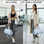 KARRIER Multi-Function Large Capacity Weekend/Gym/Travel Bag, Multipurpose/Large/Water-Resistant/Spacious/Premium/Stylish/Unisex Carry-on Travel Bag - Image 4
