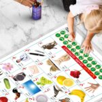Set of 2 Action Words and Arabic Alphabet (Arabic) Early Learning Educational Charts for Kids | 20"X30" inch |Non-Tearable and Waterproof | Double Sided Laminated | Perfect for Homeschooling, Kindergarten and Nursery Students - Image 5