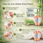 Toxin Remover Patch 1 Box Organic Health gold Foot Patch (gold Patch++) Remove Toxins Ginger Foot Detox Pads For Foot And Body Cleansing -5 Pair Packet (10 pcs) - Image 4