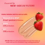 Dot & Key Strawberry Dew Tinted Sunscreen In-Vivo Tested SPF 50+ PA++++ With New-Age UV Filters, Brightens & Protects Skin, Ultra-light, Blends Easily, With Niacinamide, Natural Finish, Non-Sticky | 50ml - Image 3