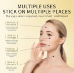 24k Gold Under Eye Patches (60 PCS) eye mask, Collagen Skin Care Products, Eye Patches for Puffy Eyes masks for dark circles, Wrinkles and puffiness, Revitalises and Refreshes Your Skin - Image 4