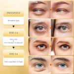 24k Gold Under Eye Patches (60 PCS) eye mask, Collagen Skin Care Products, Eye Patches for Puffy Eyes masks for dark circles, Wrinkles and puffiness, Revitalises and Refreshes Your Skin - Image 5