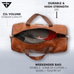 Fur Jaden 25L Travel Duffle Bag for Weekend Trip Cabin Luggage and Gym Sports Duffle for Men and Women - Image 5