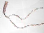 Unisex-Adult Tasbih Islamic Salat Prayer Tasbeeh Crystal 100 Beads (Engraved Allah Mohammad White) - Image 3