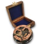 Personalized Sundial Compass with Wood Box Brass Nautical Birthday Gift for Your Loved Ones - Image 6