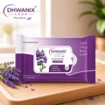 Lavender Blossom Wet Wipes 25 Sheets Purple Pack Alcohol Free pH Balanced Soft Texture Paraben Free Soothing Cleansing Moisturising Skin Care Travel Friendly Resealable Gentle Daily Use (pack of 1) - Image 4