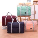 Foldable Travel Duffel Bag, Waterproof Carry On Luggage Bag, Lightweight Travel Luggage Bag for Sports, Gym, Vacation Combo of 2 (Sky Blue + Light Pink) - Image 3
