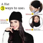 Hijab Caps for Women, Floral Print Chemo Cap Slouchy Beanie Cap for Women, Head Scarf Fashion Skull Dwarf Hats Head Scarf for Women, - Image 4
